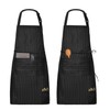 Viedouce 2-Pack of Waterproof Cooking Aprons with Pockets, Adjustable Kitchen