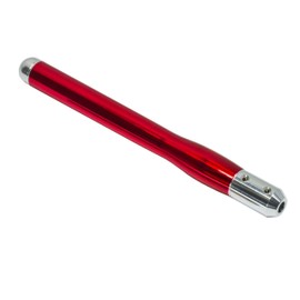 Simple Woodturning Tools Solid Aluminum Handle for 3/8 Mid-Size Carbide Tools, Brilliant Red, American Made