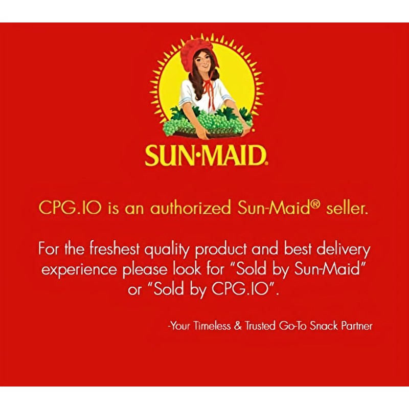 Sun-Maid California Dried Mission Figs (Pack of 4)