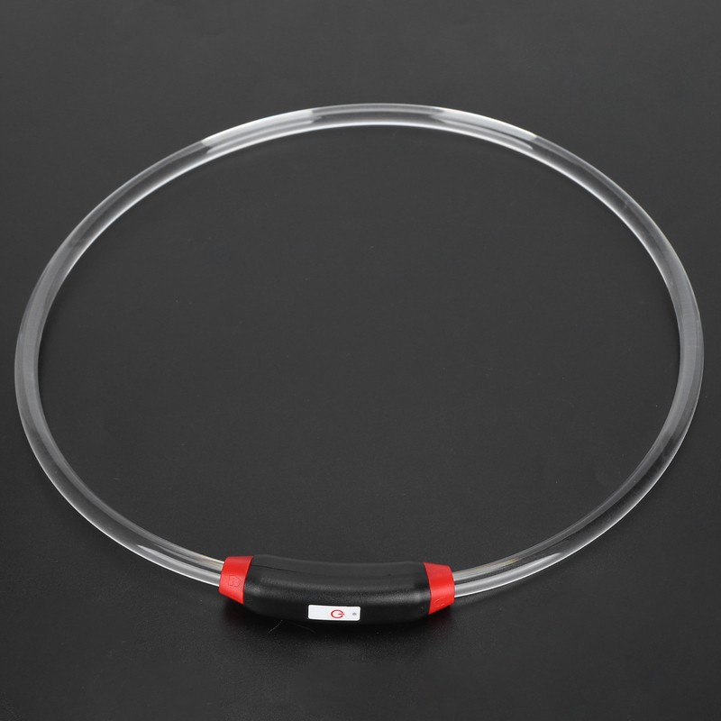 USB Rechargeable Adjustable DIY Cutting LED Dog Bite Resistant Collar