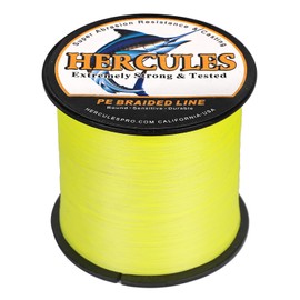 HERCULES PE Line, 4 Strands Fishing Line, 15 Colors, Far-Throw X4 PE Fishing Line, Strong Strength, High Sensitivity, Fishing Line, Durable, Versatile, Non-Stretch, Casting Fishing, Aging, Egging,