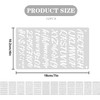 12 Pcs Alphabet & Number Letter Stencils Set – Reusable