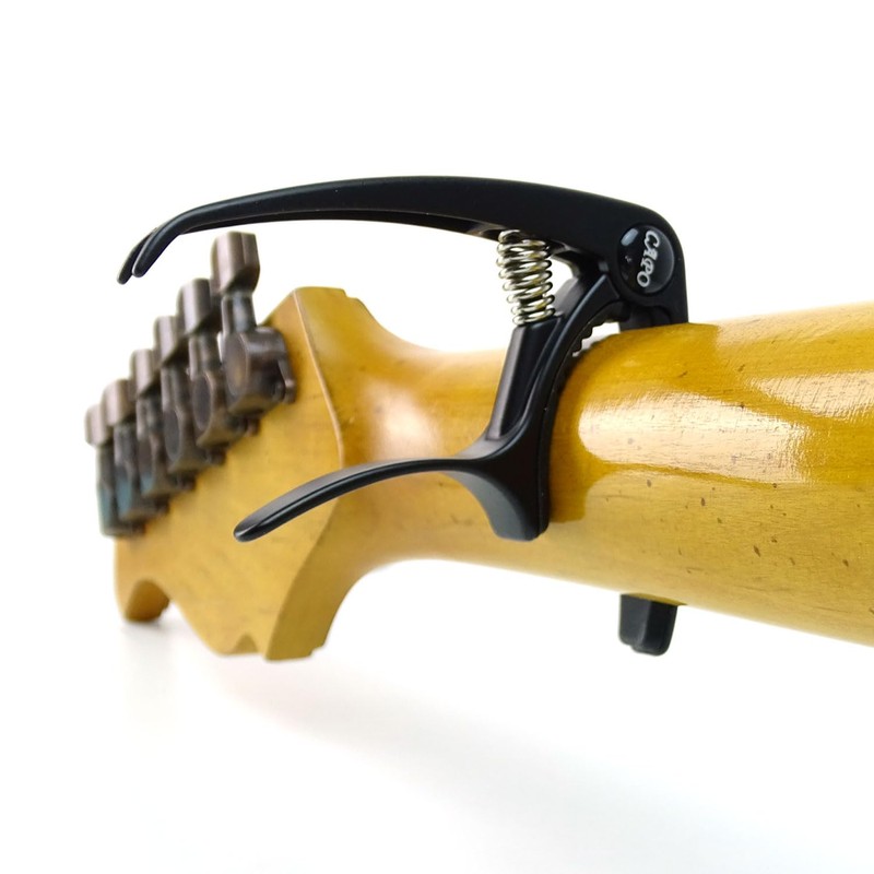 keepdrum Capo Capo for Acoustic Guitar and Electric Guitar Black