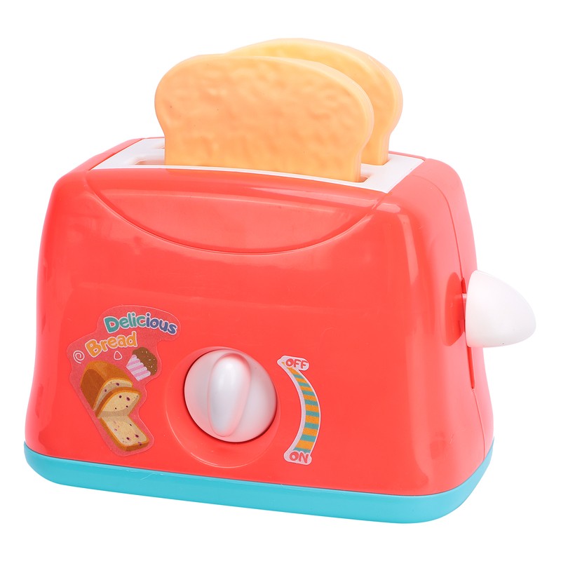 PopUp Toaster Play Toy Kitchen Bread Maker Model Toy Pretend