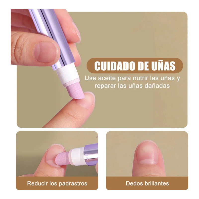 Aceite para Cutícula AOKUN Lavanda Fortalecedor de Uñas Hidratante