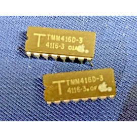 Toshiba TMM416D-3 TOSHIBA w/Apple Logo 4116D 4116J DRAM 16-PIN CERDIP VINTAGE 1980 RARE