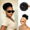 Afro Puff Messy Bun Hair Piece Elastic Ponytail for Women