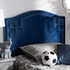 Baxton Studio Headboards, Twin, Navy Blue