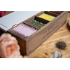 Morgan Wooden Tea Box, Tea Bag Holder, with 4 Tea