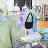 DEARMAMY T-Shaped Display Stand Purse Display Stand Stainless Steel Adjustable