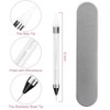 OOTDAY Rhinestone Picker Dotting Pen, 2 Extra Wax Tips, Dual