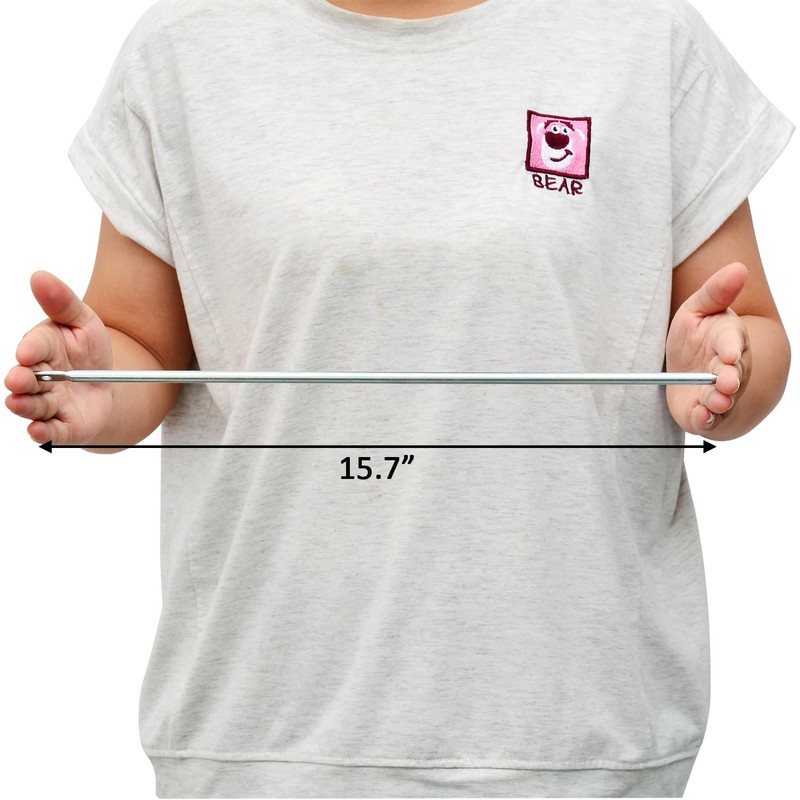 Kichwit 15.7" Metal Stakes for Yard Signs, 5/16 Inch Thickness,