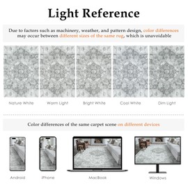 PureCozy Grey Gray Runner Rug 2x6 Washable Vintage Long Carpet for Hallway Kitchen Soft Retro Low Pile Thin Indoor Runner Non Slip Oriental Medallion Throw Rug for Bathroom Bedroom Laundry Dining Room