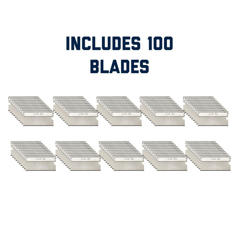 AccuTec Pro Steel Single Backed Edge Razor Utility Blades -