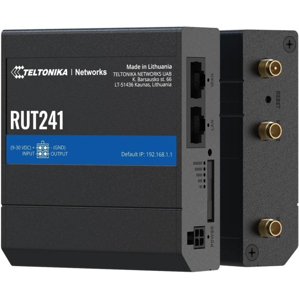 Teltonika RUT241 Industrial 4G LTE Router – Compact & Rugged