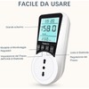 Besvic Electric Consumption Meter, Electric Power Meter with LCD Screen