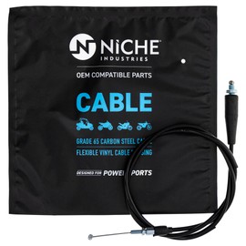 NICHE Carburetor Throttle Cable Kit for Honda Foreman Rubicon 500 16100-HN2-A21 16100-HN2-A22 17910-HP0-A00