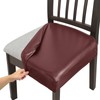 PU Leather Seat Covers for Dining Chairs Set of 4