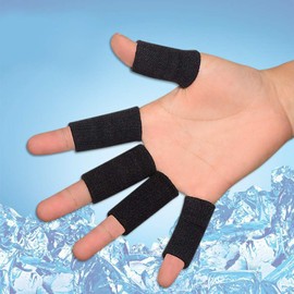Finger Supporter, Finger Supporter, Prevents Poking Fingers, Care, Sports, Finger Supporter, Elastic, Finger Protection, Left and Right Use, Set of 10