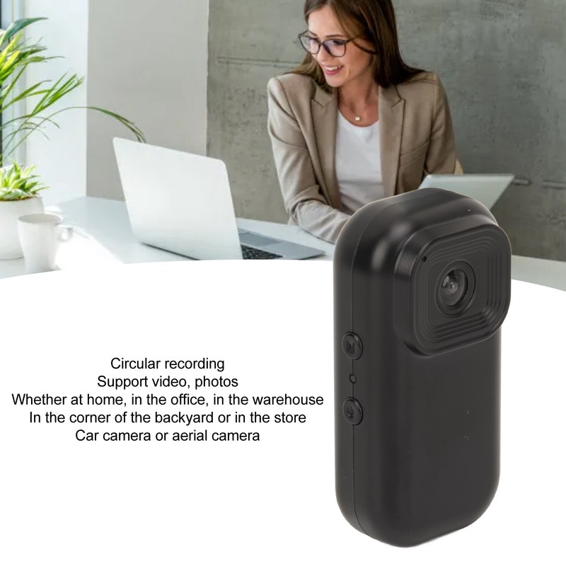 Small Body Cam Wearable WiFi 1080P HD Audio Vedio Recording