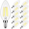 LED Candle Bulbs 40W Equivalent, E12 Candelabra Light Bulbs 4W