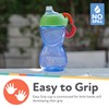 Nuby No-Spill Clik-It Soft Spout Sippy Cup with Carabiner Clip