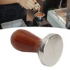 Coffee Tamper with Wooden Handle Detachable Comfortable Grip Easy To