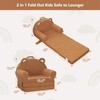 MONKISS Toddler Chairs Comfy, 2-in-1 Fold Out Kids Sofa Bed,