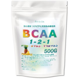 JAY&CO BCAA 1-2-1 Safe Synthetic Sweetener, Synthetic Coloring, Additive-free, 17.6 oz (500 g), Shine Muscat)