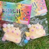 Soft texture toy, cute squishy toy, yellow hamster for stress relief / 말랑이 촉감 완구 귀여운 스퀴시 장난감 스트레스 해소용 노란햄스터