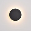 YXTSIMV Modern Minimalist Wall Light White/Black Round Disc Wall Sconce