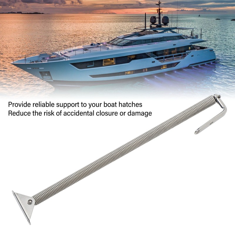 2 Pcs Boat Hatch Support Spring Stainless Steel Adjuster Porthole