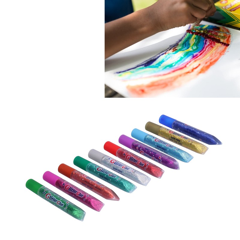 Glitter Glue Pen Washable Gold Powder Arts and Crafts Supplies