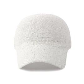 WITHMOONS Breathable Mesh Summer Baseball Cap Trucker Mesh Hat Outdoor Sports Running hat YZM0257, White, One Size