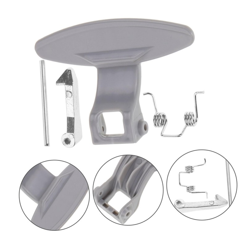 TEHAUX 1 Set Replacement Metal Door Handle for Drum Washing