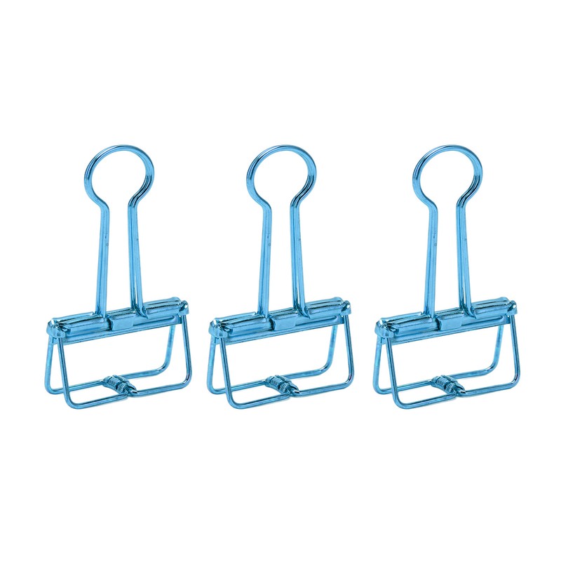 50Pcs Hollow Binder Clips Metal Paper Binder Clips for Documents