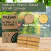 ZERO WASTE WORLD Natural sponge -eco friendly washing up sponges,