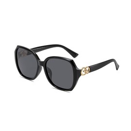 XFSRG Sonnenbrille Damen Elegante Klassisch Brille UV400 Schutz-Mode Brillen Oversized Vintage Rahmen