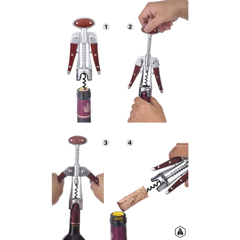 LAGUIOLE - Metal lever corkscrew