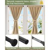 ALLZONE Shower Curtain Rod Spring Tension,28-42 Inch Heavy Duty Tension