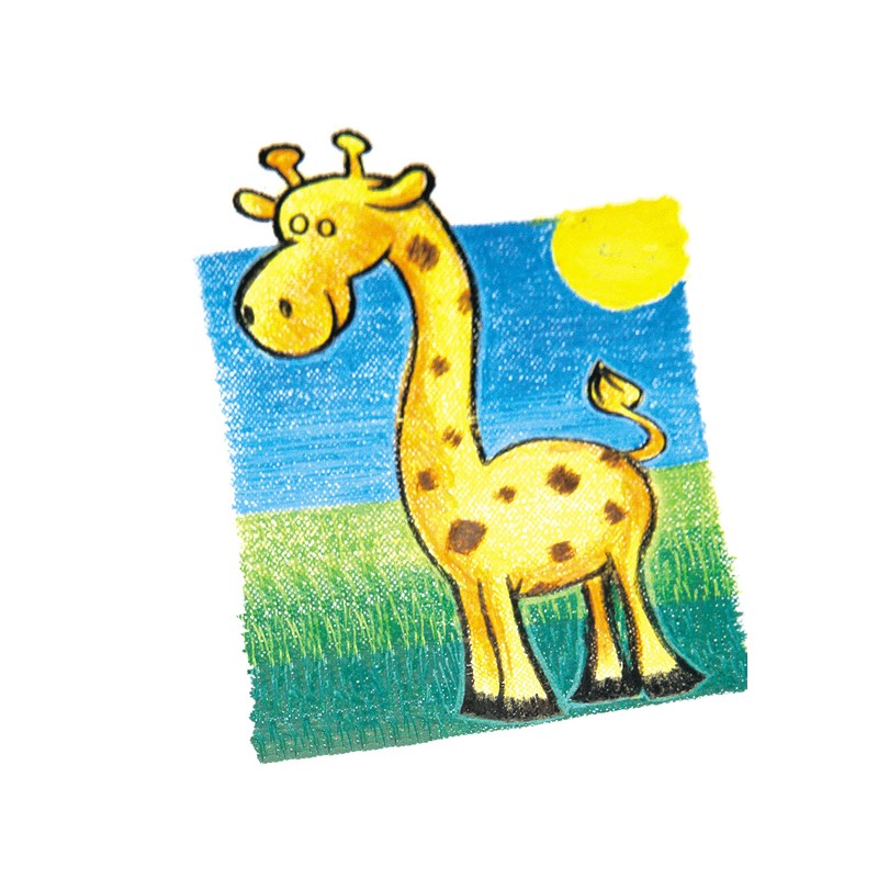 Jovi – Assorted Box of 16 Wax Crayons with Sharpener