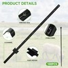 LYDTICK 10Pack Fence Posts 4Ft in Bulk, Metal Fence Stakes