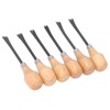 Wood Chisel Set, 6 Portable and Useful Wood Chisel Tools