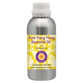 Deve Herbes Pure Ylang Ylang Essential Oil (Cananga odorata) Steam Distilled 630ml (21 oz)