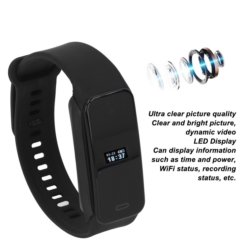 K11 Mini HD Wearable Bracelet Camera Mobile APP Interconnection Video