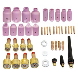 WeldingCity 44-pcs TIG Welding Torch Accessory Kit All Setups .040"-1/16"-3/32"-1/8" for Torch 17, 18 and 26 Weldcraft Miller Lincoln Hobart ESAB