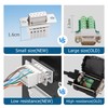 YAODHAOD DB9 Breakout Solderless Connector, Female 9PIN RS232 Serial Adapter