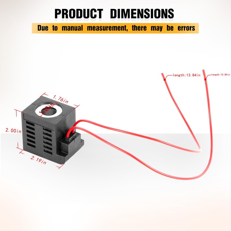 Replacement for Deltrol 10162-76 Solenoid Coil, 12v DC, 22W, Dual