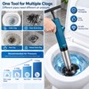 Pneumatic Drain Blaster for Clogged Toilets & Sinks – Stainless