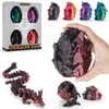 Ptyism 4 Pcs 3D Printed Dragon Eggs（29CM-Dragon/12CM-Egg） Fidget Dragon Eggs